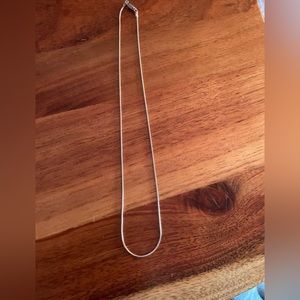 15 inch sterling silver necklace